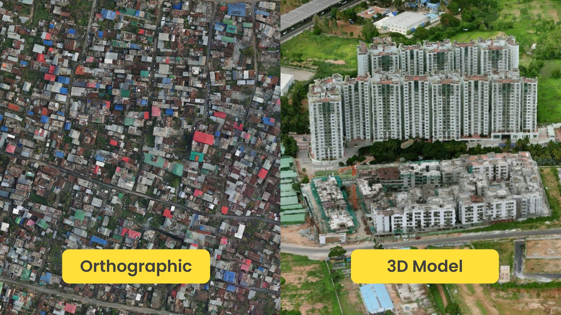 The Image containing processed data collected by drone technology